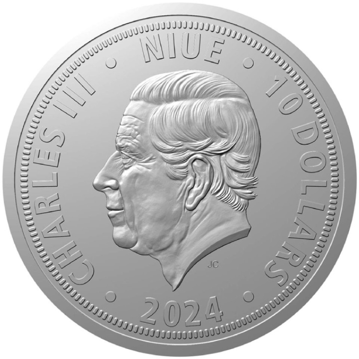 Niue: Czech Lion 5 oz Silber 2024