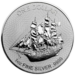 Cook Islands HMS Bounty 1 oz Silver 2017