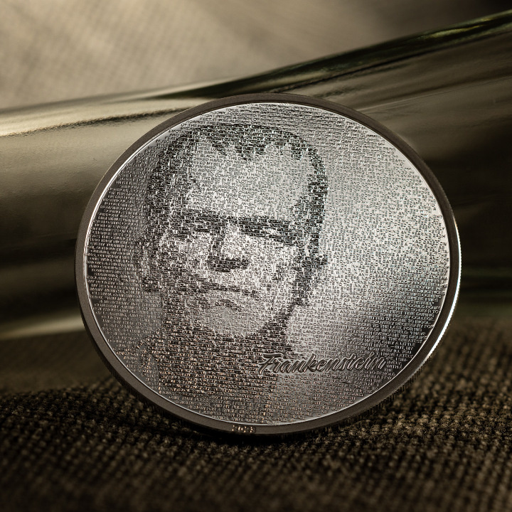 Cook Islands: Typefaces - Frankenstein 1 oz Silver 2023 Proof
