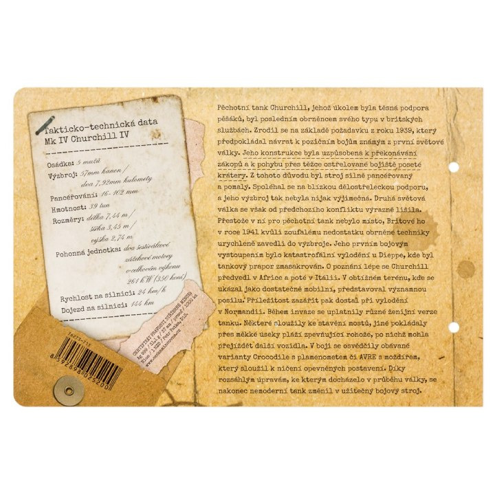 Niue: Armored Vehicles - Mk IV Churchill $1 Srebro 2023 Proof