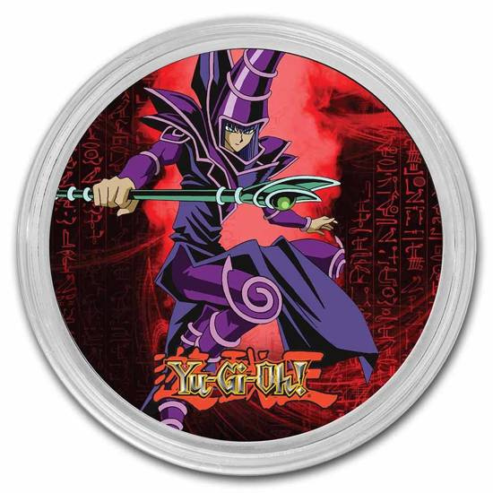 Set of 2 coins Niue: Yu-Gi-Oh! Yami Yugi, Dark Magician colorized - 25th Anniversary 2 x 1oz Silber 2022
