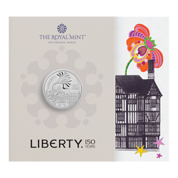 150e anniversaire de la Liberty 5 £ Cupronickel 2025