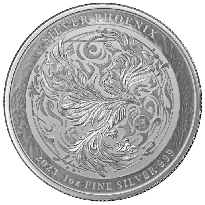 Niue: Phoenix 1 oz Plata 2023 Prooflike