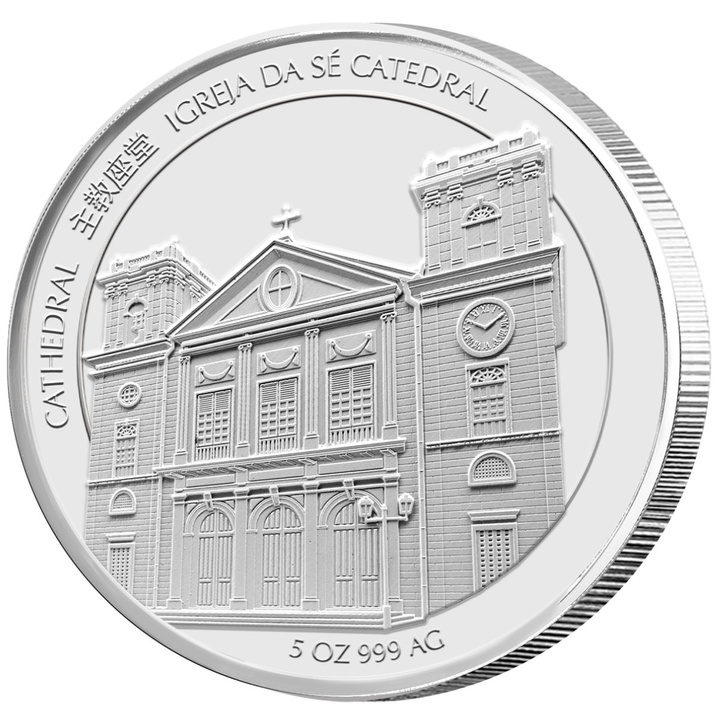 Macau: Lunar Horse kolorowany 5 uncji Srebra 2026 Proof