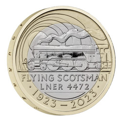 The Centenary of the Flying Scotsman £2 Miedzionikiel 2023