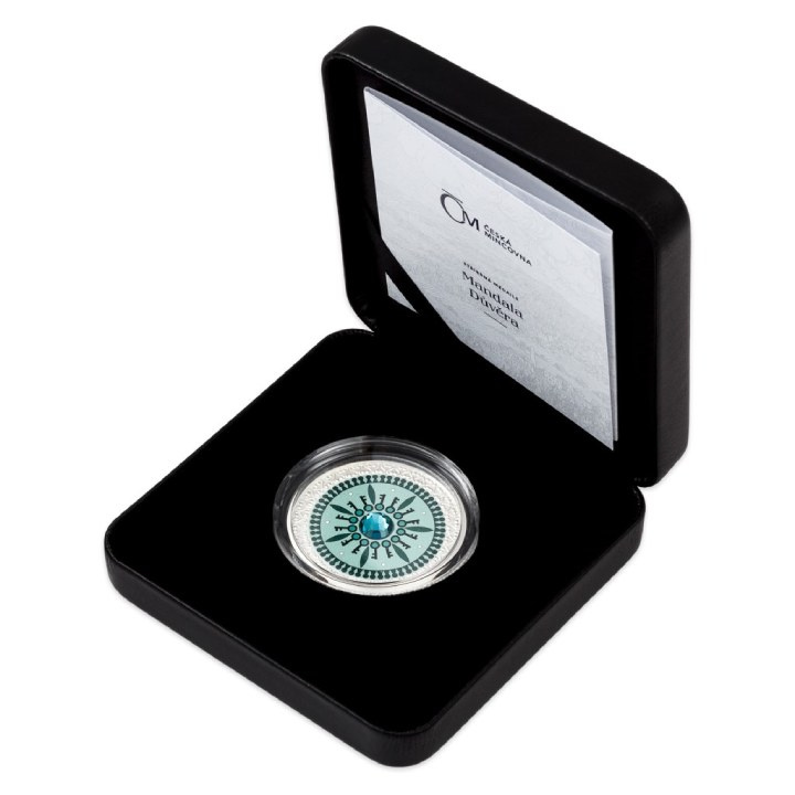 Mandala Faith coloured Silber 2022 Proof