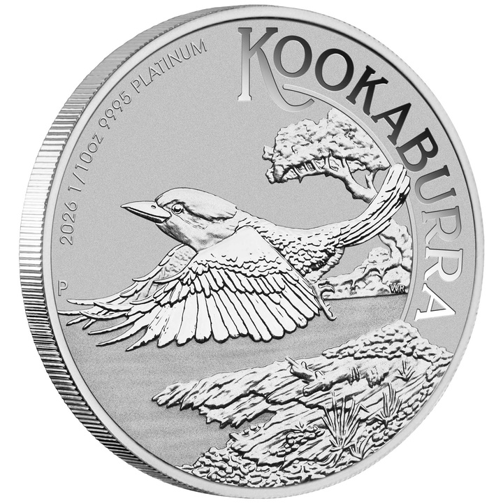 Kookaburra 1/10 oz Platină 2026