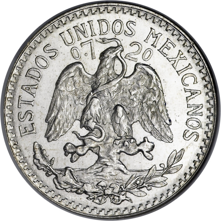 Mexikó: 50 centavo ezüst 1921