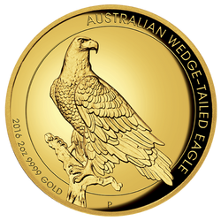 Aigle australien 2 onces d'or 2016 PROOF High Relief