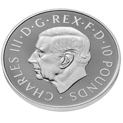  The Royal Tudor Beasts: The Bull of Clarence 10 oz Silber 2023