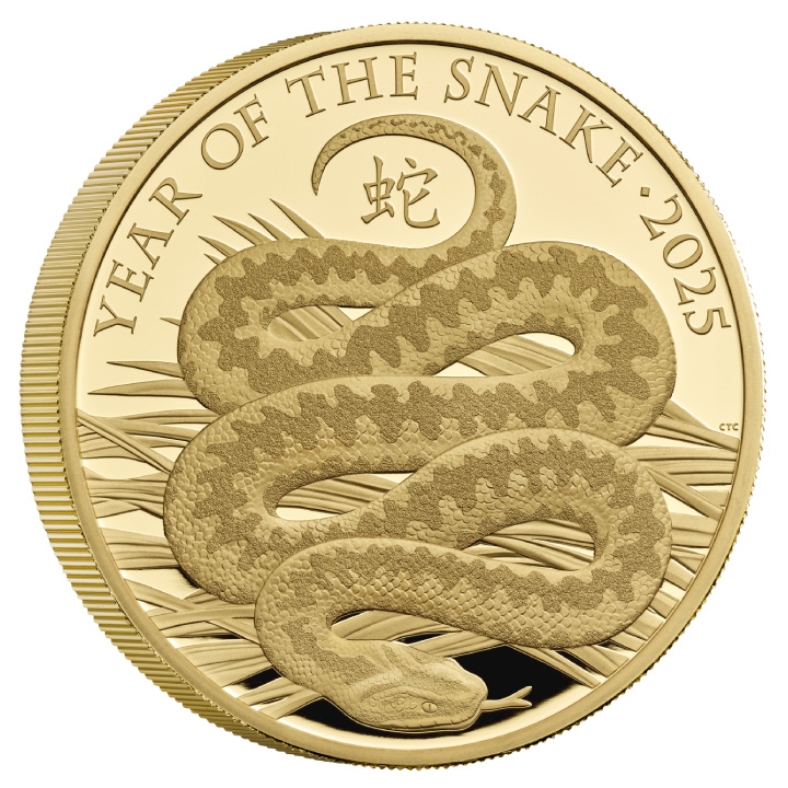 Royal Mint Lunar: Year of the Snake 5 oz Gold 2025 Proof