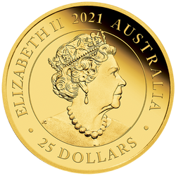 Australijski Suweren 25 AUD 2021 Proof