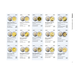Leuchtturm Catálogo de monedas y billetes del euro 2025 inglés