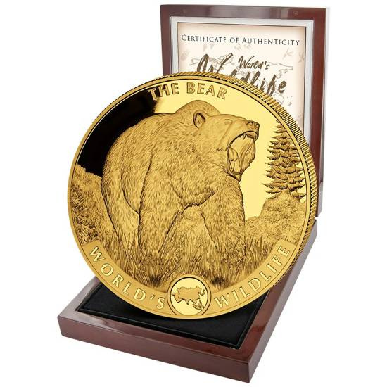 Congo: World's Wildlife - El Oso 5 oz Oro 2022 Proof
