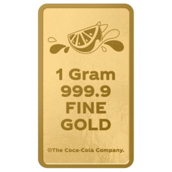 Lingote de oro Fanta 1 g de oro 2026