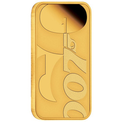 Barová mince Tuvalu: James Bond 60. výročí 1 unce zlata 2022 Proof