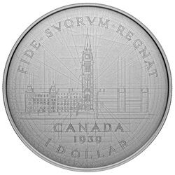 Canada: Emanuel Hahn’s Original Sketch - Parliament 5 uncji Srebra 2024 Antiqued Coin