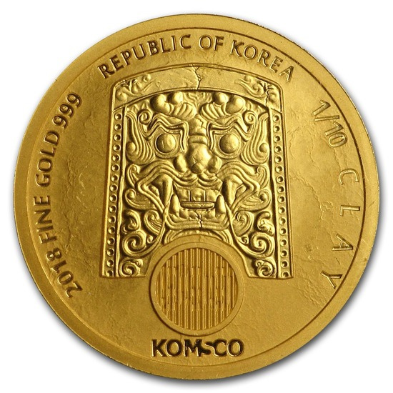 Chiwoo Cheonwang 1/10 oz Gold 2018 (Schwarz)