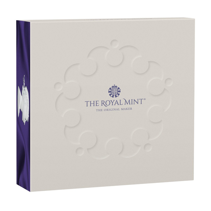 Portraits of Queen Elizabeth II - Mary Gillick Effigy £5 Plata 2026 Proof Piedfort