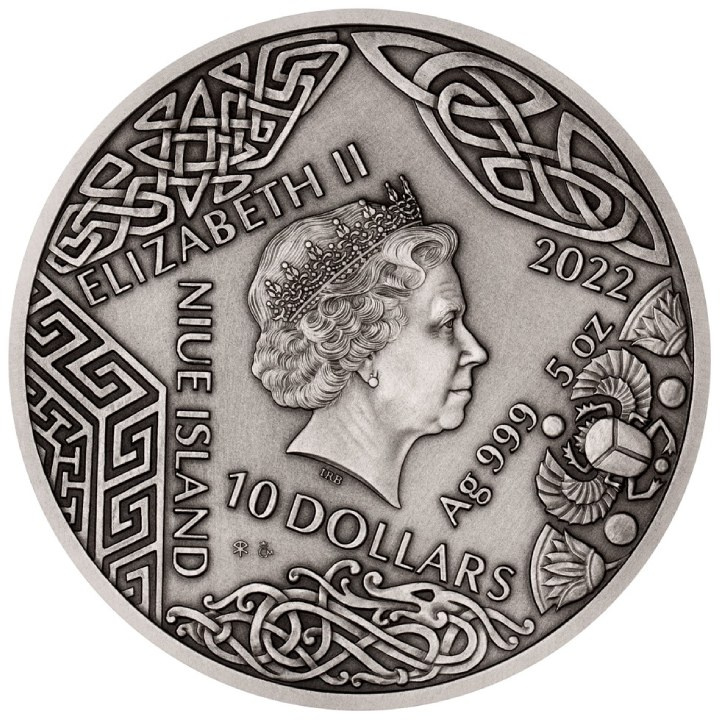 Niue: Universal Gods - Apollon 5 oz Silber 2022