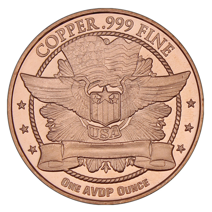 Donald Trump, Defender of Freedom, 1 ounce of copper.