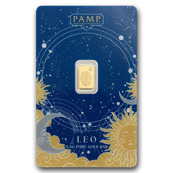  Sztabka Pamp Zodiac: Lew 0,5 grama złota