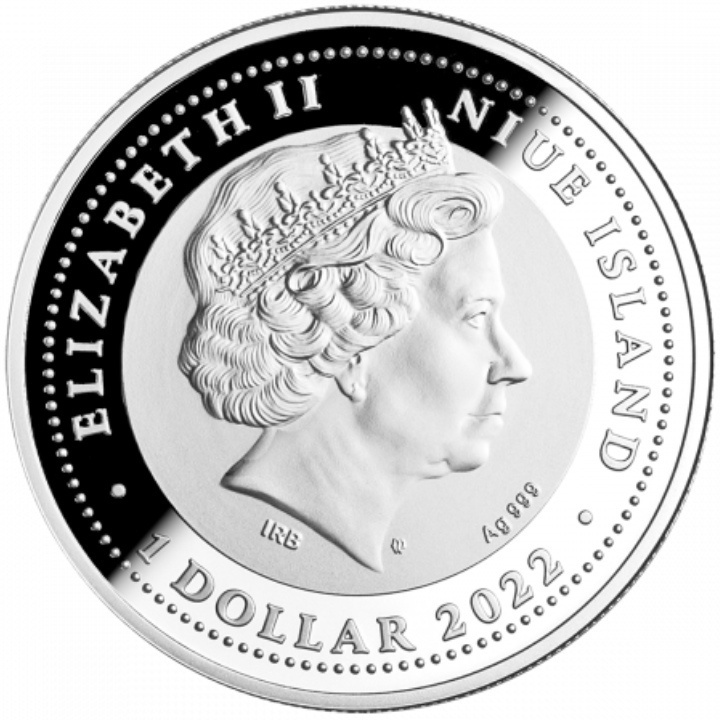 Niue: Born to Be Happy színes 1 dollár ezüst 2022 Proof