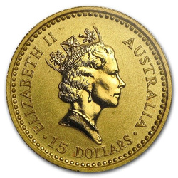 Pépite australienne 1/10 once d'or 1989