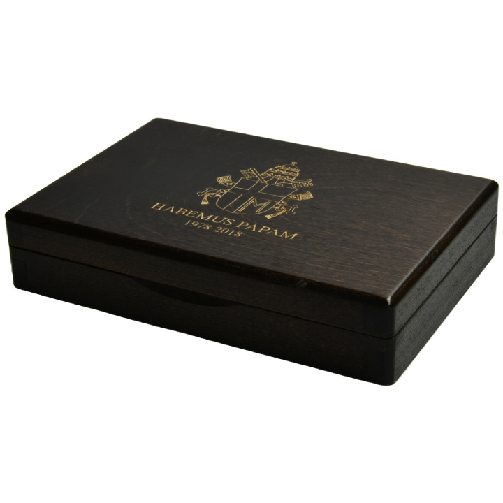 Niue: Johannes Paul II "Habemus Papam" farbig 100 Dollar Gold 2018 Proof