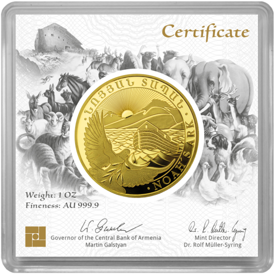 Noah's Ark 1 Oz Gold 2021