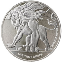 Niue: León rugiente de Judá 1 oz Plata 2019