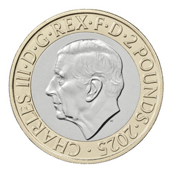 Serie de 13 monedas de cobre Reino Unido 2025