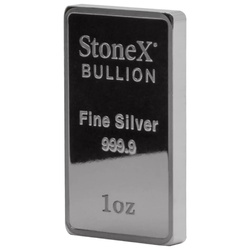 StoneX Bullion 1 oz Silver Bar 