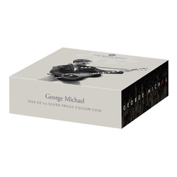 George Michael coloured 1 oz Silver 2024 Proof