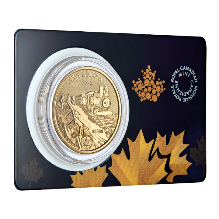 Canada Klondike: Gold Rush - Passage for Gold 1 oz Gold 2023 Damaged Certipack