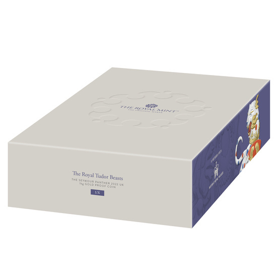 The Royal Tudor Beasts: Seymour Panther 1000 gramos Oro 2022 Proof