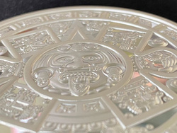 Samoa: Calendario azteco 5 once d'argento 2022 Prooflike