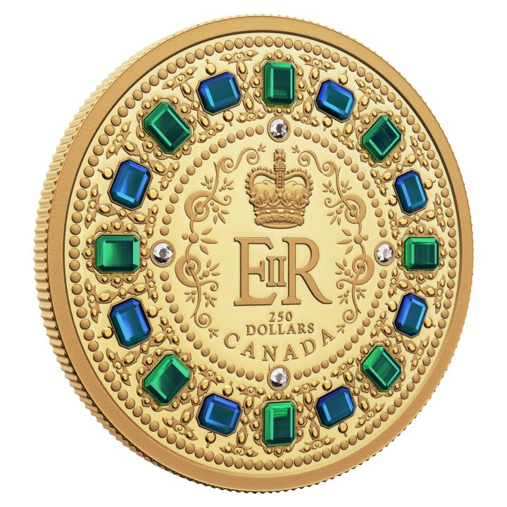 Kanada: The Imperial State Crown 250 dolarů zlato 2022 Proof