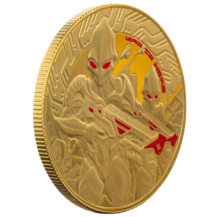 Samoa: Alien kolorowany 1 uncja Złota 2024 Proof