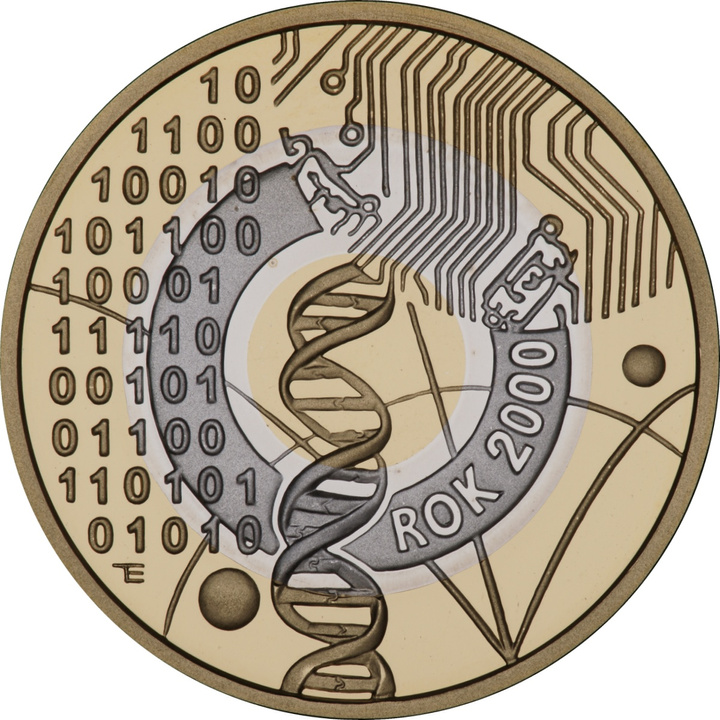 Jahr 2000 – Jahrtausendwende 200 Złoty Gold 2000 Proof