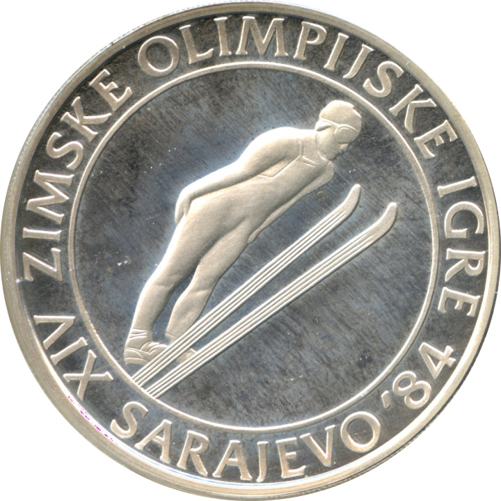 15 ezüstérme szett Jugoszlávia: 1984-es szarajevói téli olimpia Proof