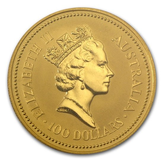 Australian Nugget 1 oz Oro 1988