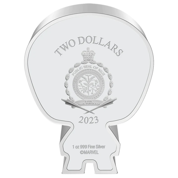Niue: Marvel - Chibi 'Spider-Man' coloreado 1 oz Plata 2023 Proof