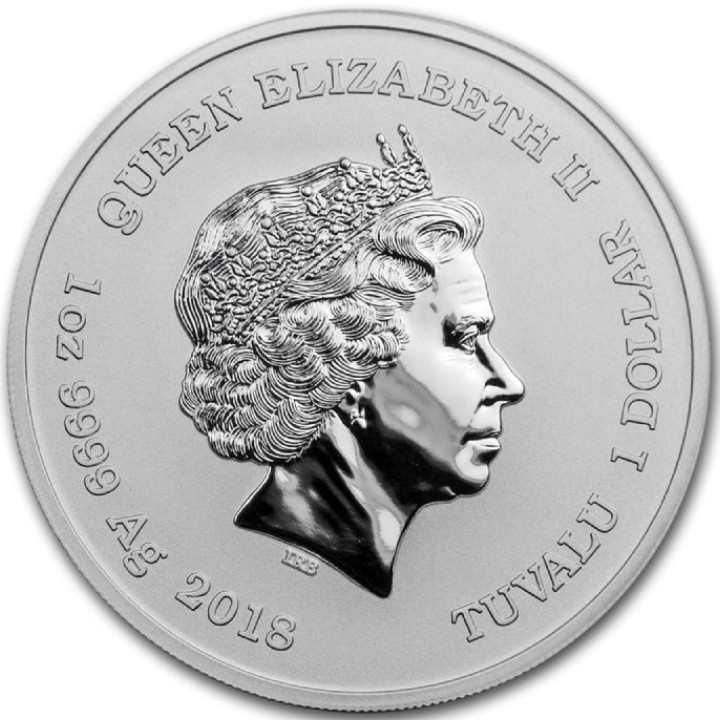 Tuvalu: Deadpool 1 oz Silver 2018