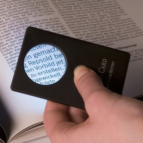 Loupe CARTE DE CRÉDIT 3x