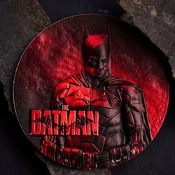 Niue: Batman, Gotham City színes 2 uncia ezüst 2024 magas dombornyomású antikolt érme