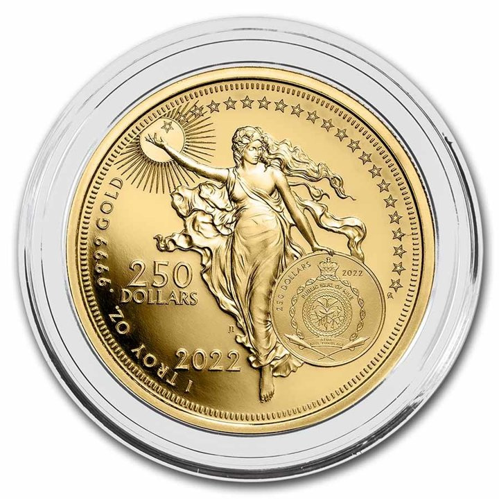 Niue: Icons of Inspiration: Albert Einstein 1 oncia d'oro 2022