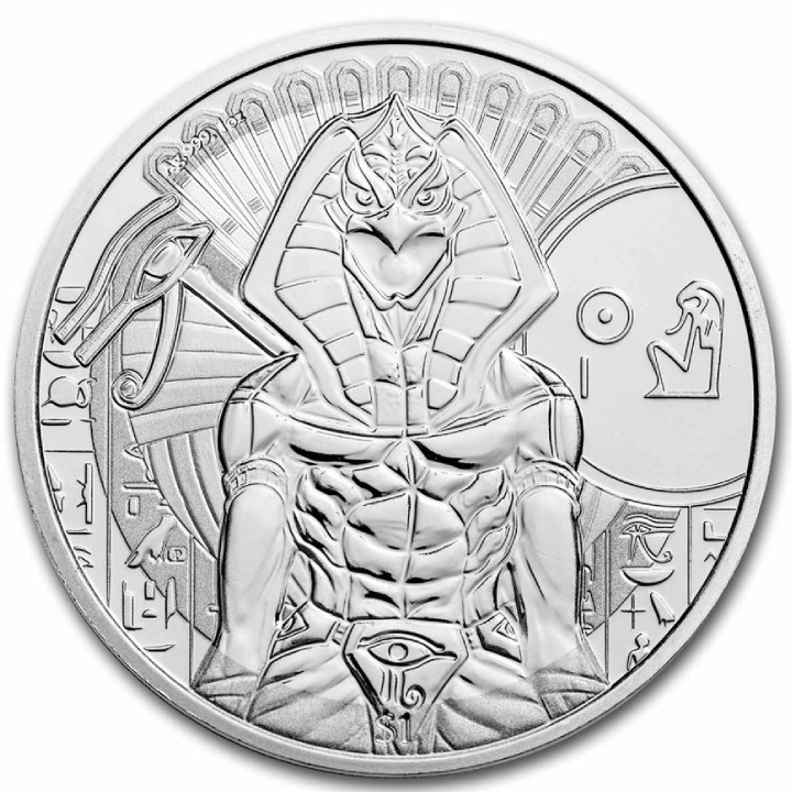 Sierra Leone: Egyptian Gods - Ra 1 uncja Srebra 2023