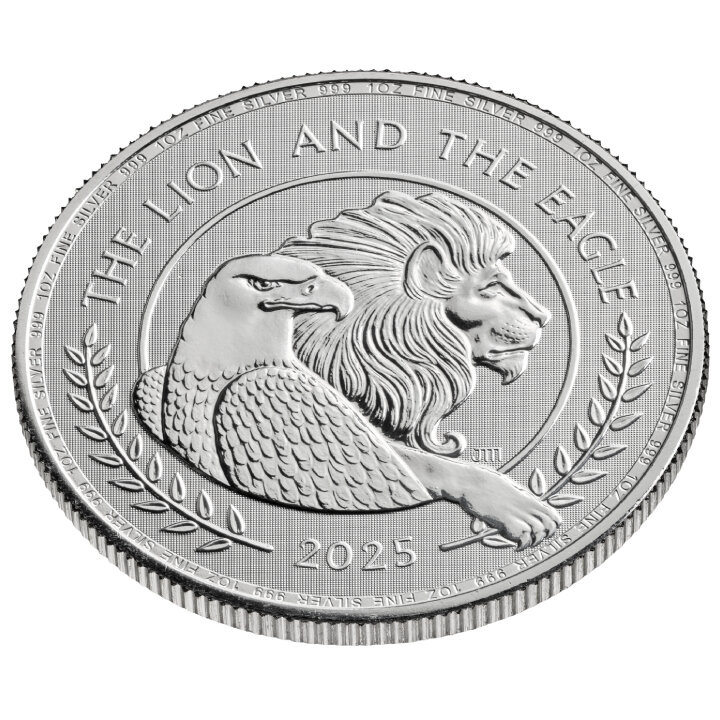 The Lion and The Eagle 1 oz Silver 2025