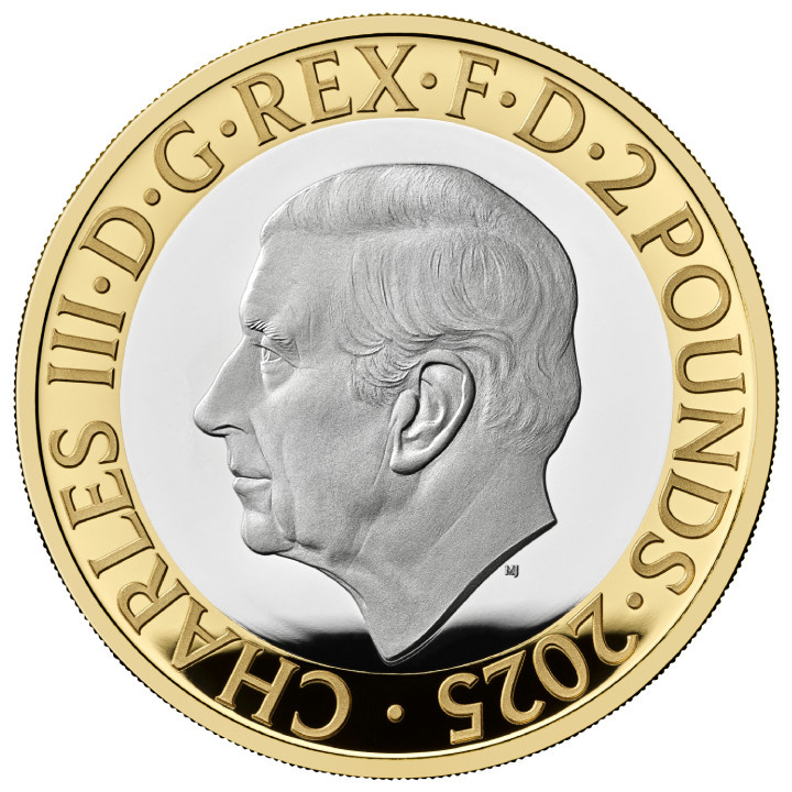 350 Years of the Royal Observatory, Greenwich £2 vergoldetes Silber 2025 Proof